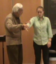 Harold Farberman, conductor and director of the Bard College Conductors Institute